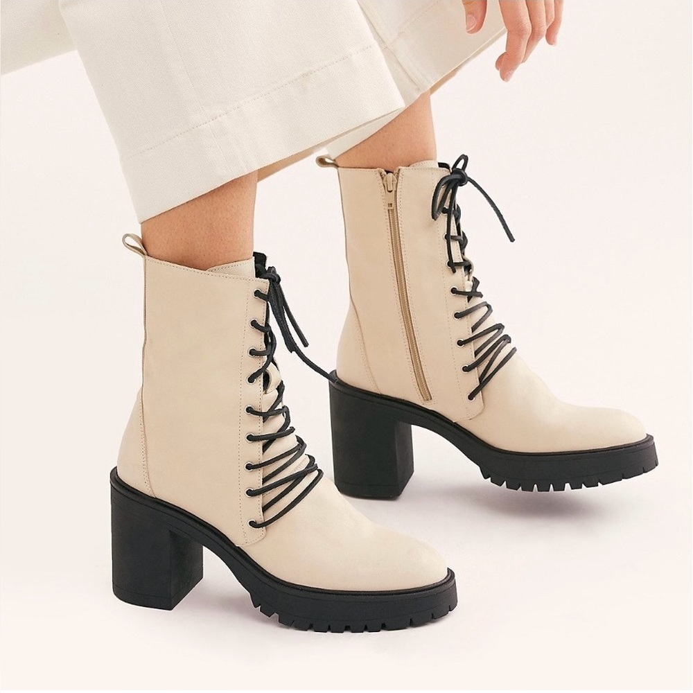 Free People Dylan Lace Up Boots